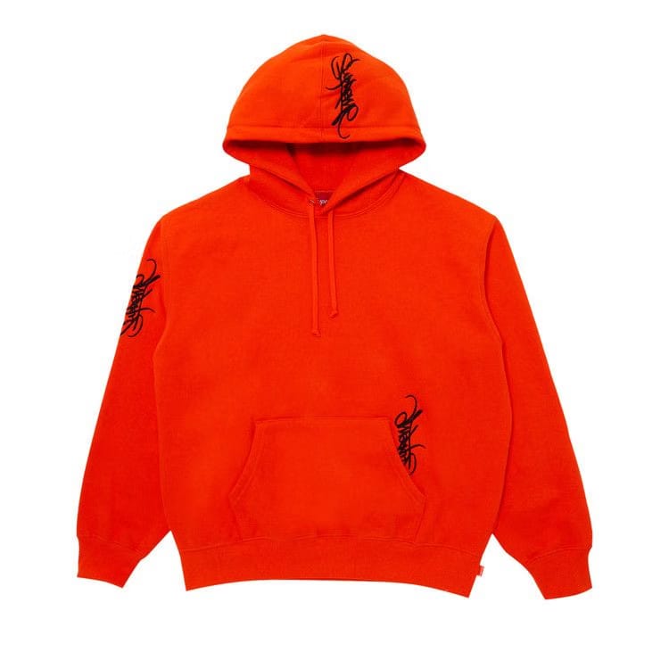 Supreme Tag Hoodie Bright Orange
