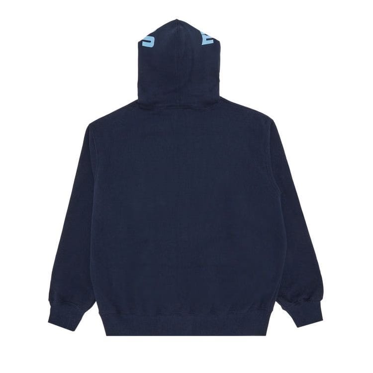 Supreme Warm Up Hoodie Navy
