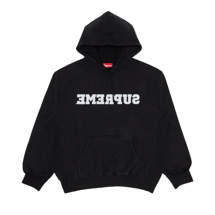 Supreme Reverse Hoodie Black