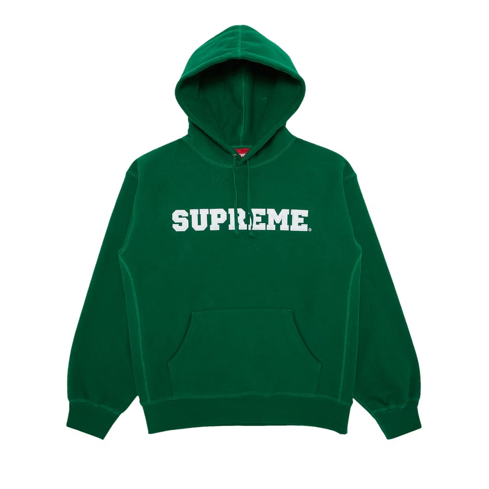 Supreme Collegiate Hoodie Dark Green
