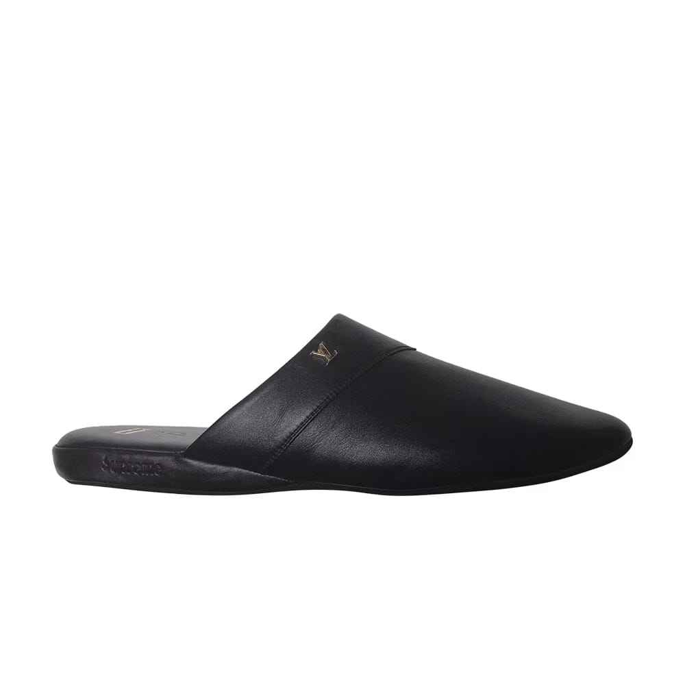 Supreme x Louis Vuitton Hugh Slippers Black