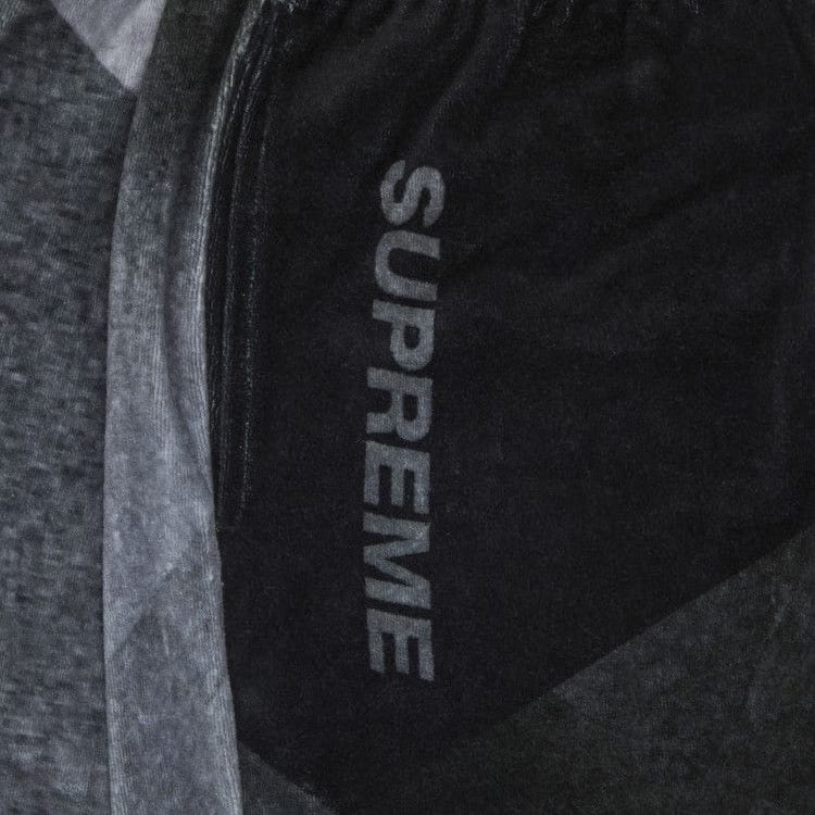 Supreme Geo Velour Shorts Black
