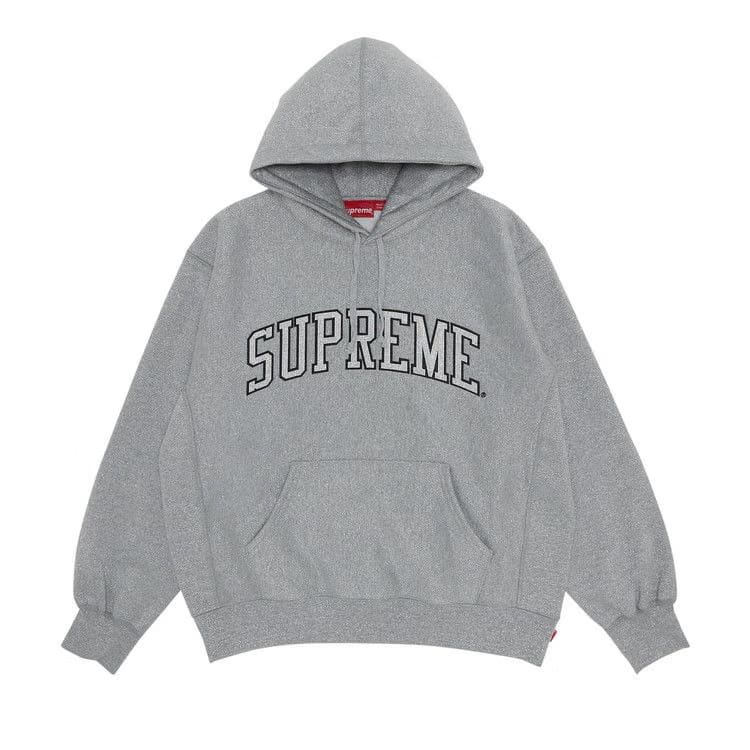 Supreme Glitter Arc Hoodie Grey