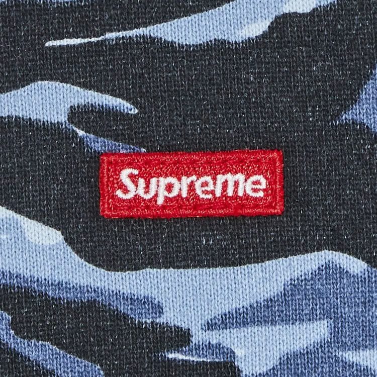 Supreme Small Box Hoodie Blue Tiger Camo