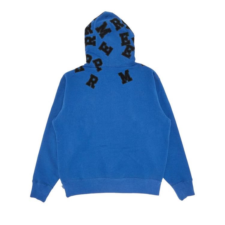 Supreme Scattered Appliqué Hoodie Washed Royal