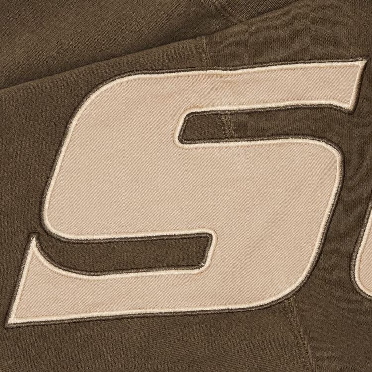 Supreme Wrapped Half Zip Hoodie Dusty Brown