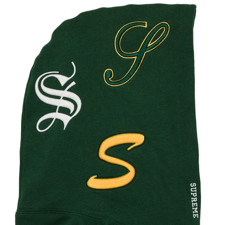 Supreme Multi S Logo Hoodie Pine