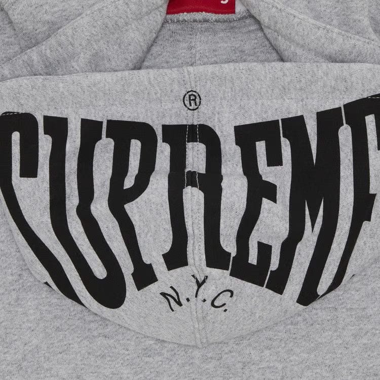 Supreme Warm Up Hoodie Heather Grey