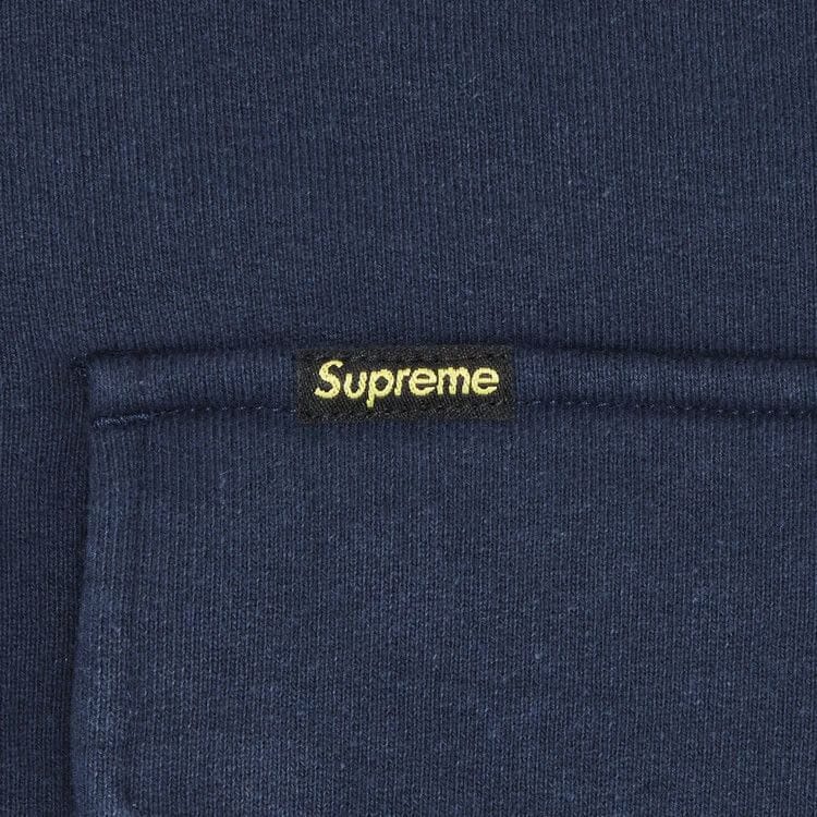 Supreme Cargo Pocket Zip Up Sweatshirt Navy