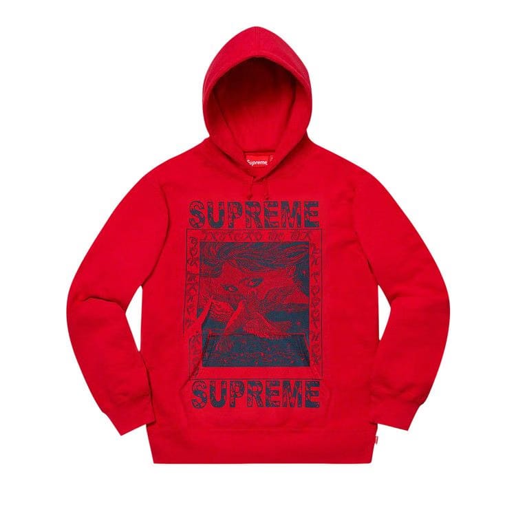 Supreme Red Doves Lady Sweatshirt Red