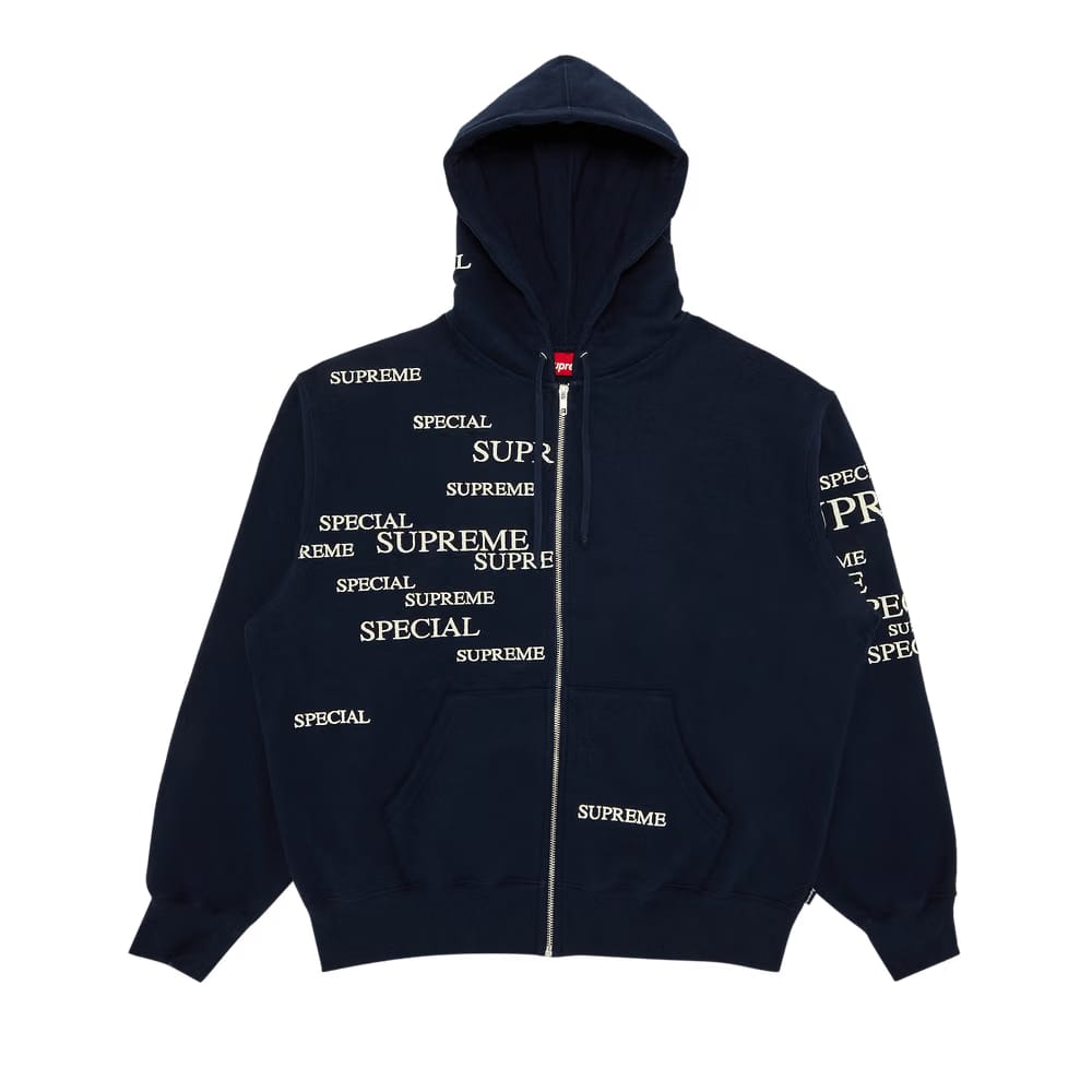 Supreme Special Zip Up Hoodie Navy