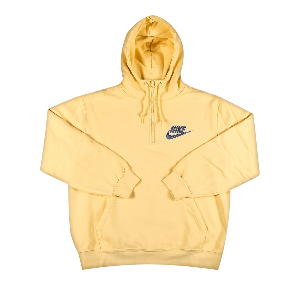 Supreme x Nike Half Zip Hoodie Pale Yellow