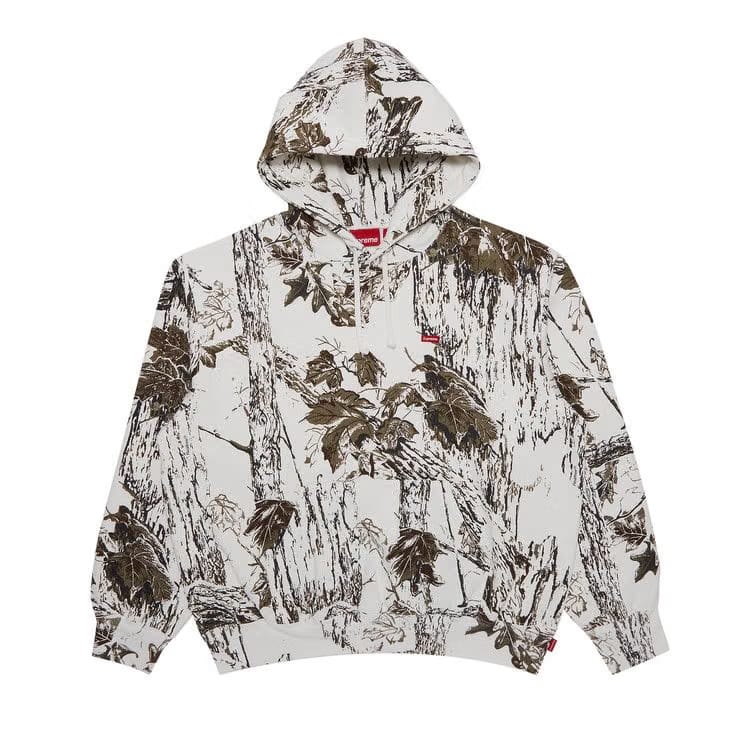 Supreme Small Box Hoodie Snow Camo