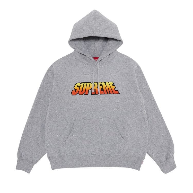 Supreme Gradient Hoodie Heather Grey