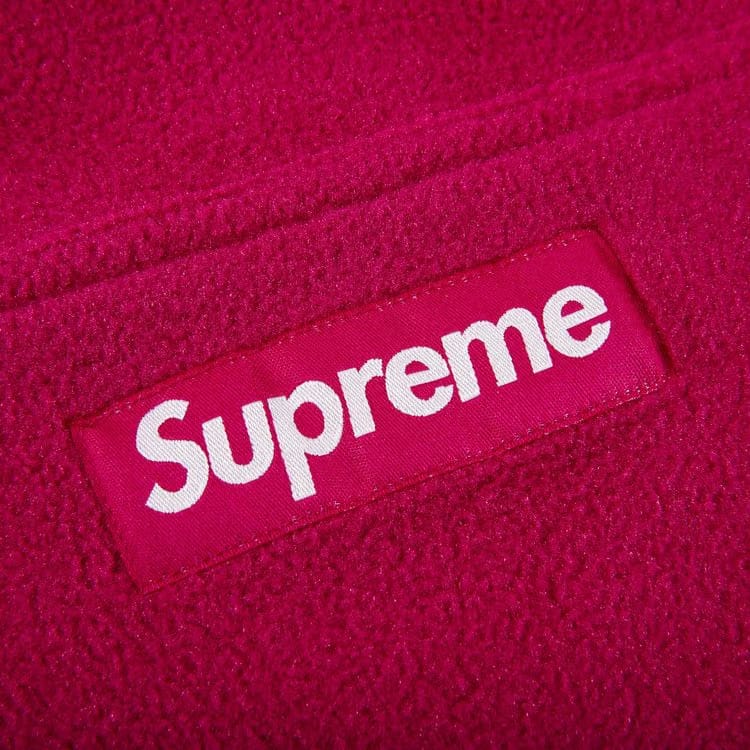Supreme Polartec Hoodie Magenta