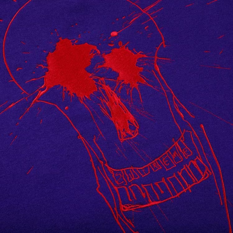 Supreme Ralph Steadman Skull Hoodie Purple