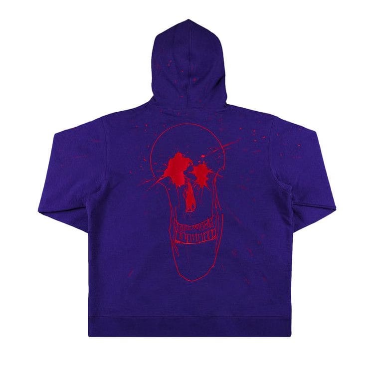 Supreme Ralph Steadman Skull Hoodie Purple