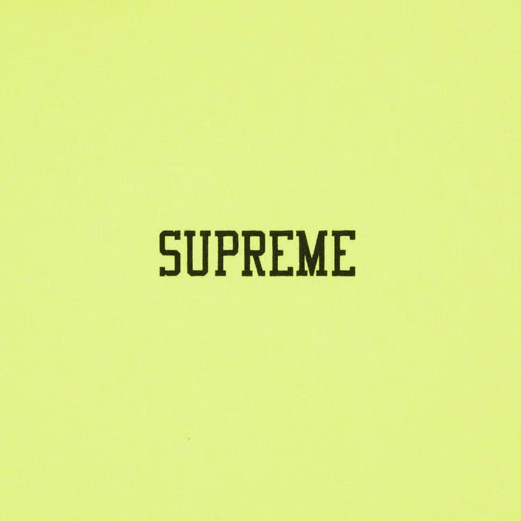 Supreme On God Hoodie Bright Yellow