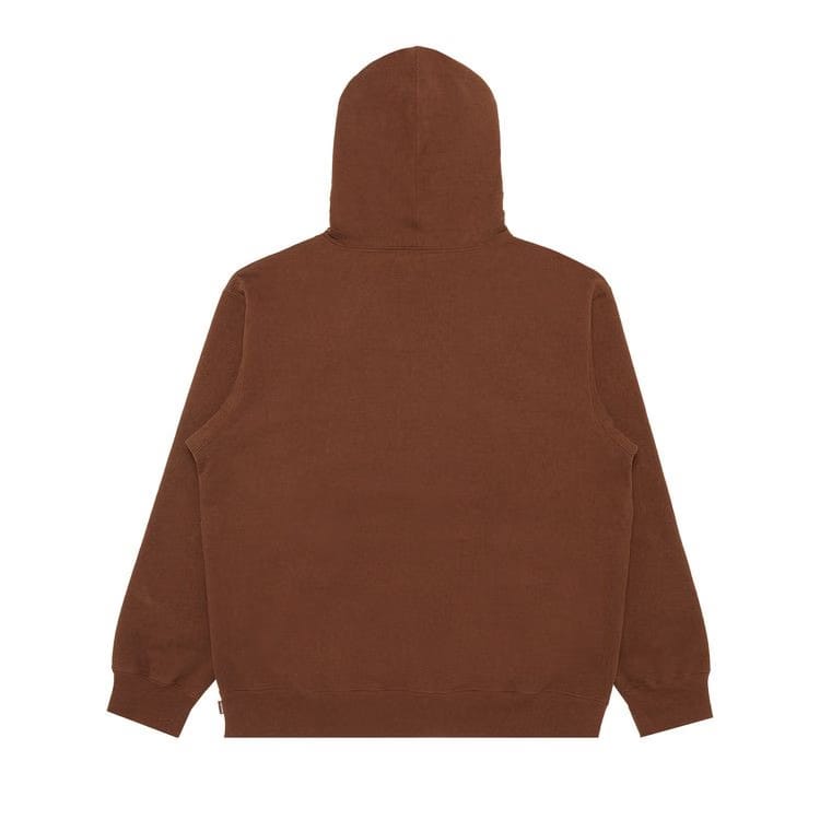 Supreme Bling Box Logo Hoodie Dark Brown