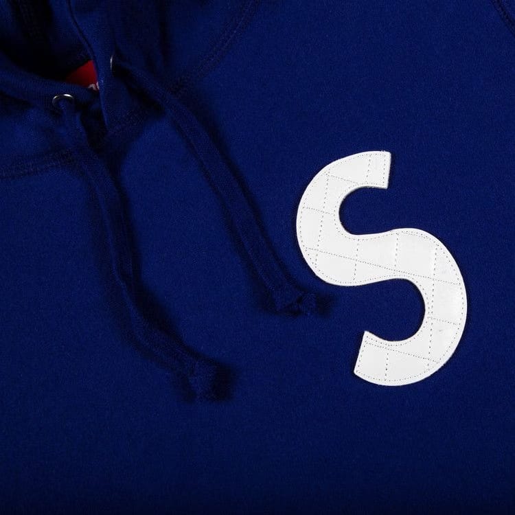 Supreme S Logo Hoodie Dark Royal