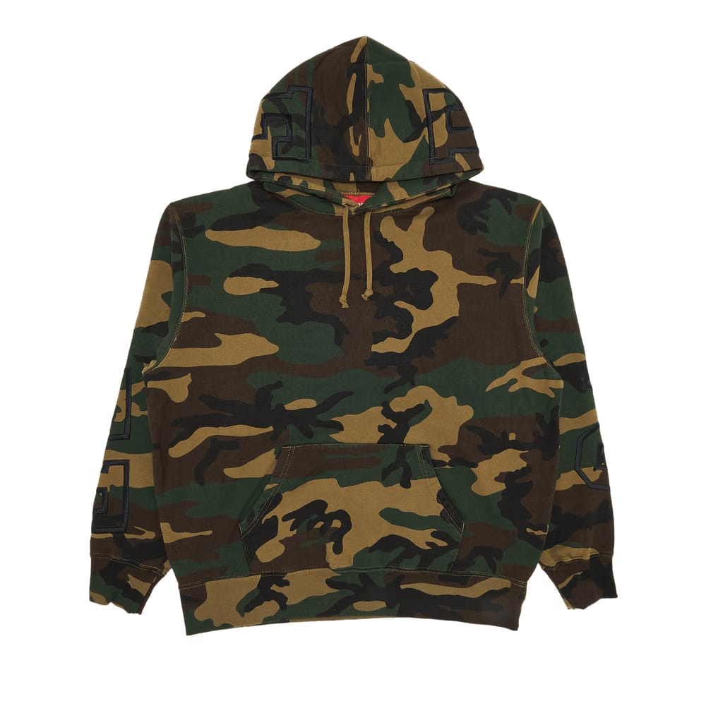 Supreme State Hoodie Woodland Camo