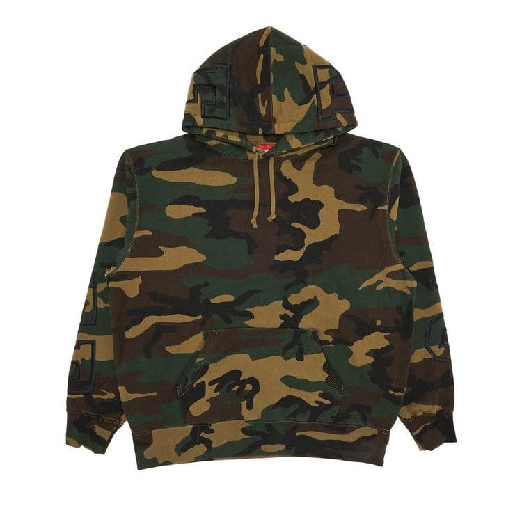 Supreme State Hoodie Woodland Camo