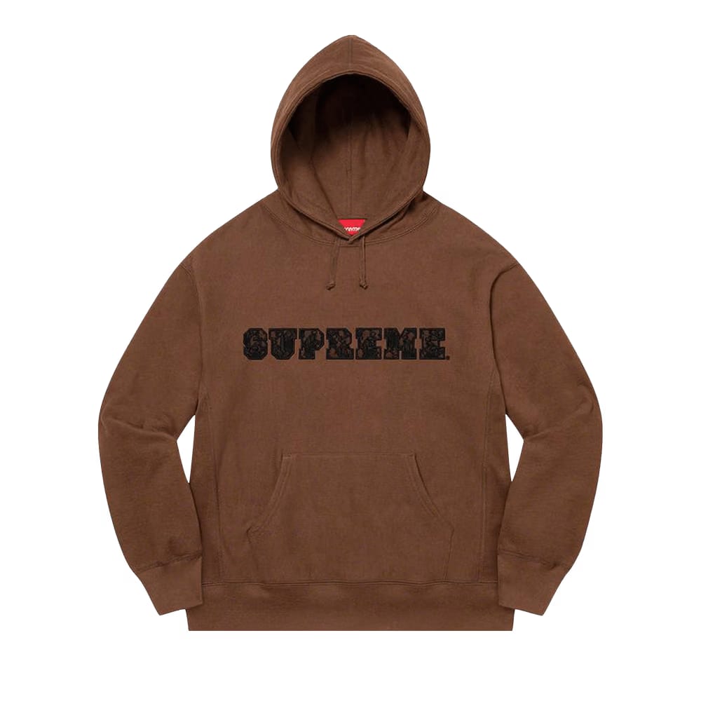 Supreme Lace Hoodie Dark Brown