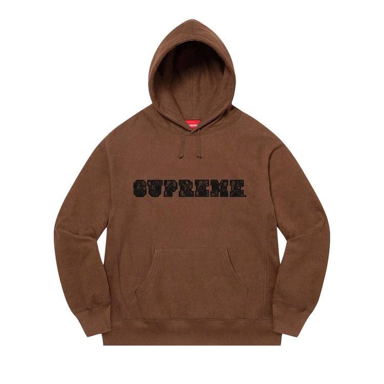 Supreme Lace Hoodie Dark Brown