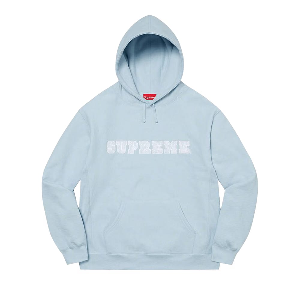Supreme Lace Hoodie Light Blue
