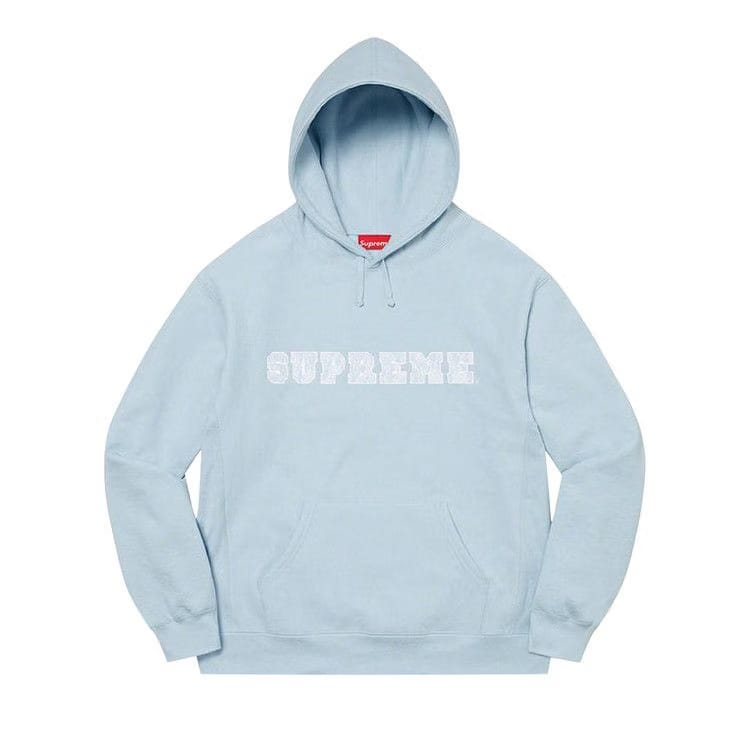 Supreme Lace Hoodie Light Blue