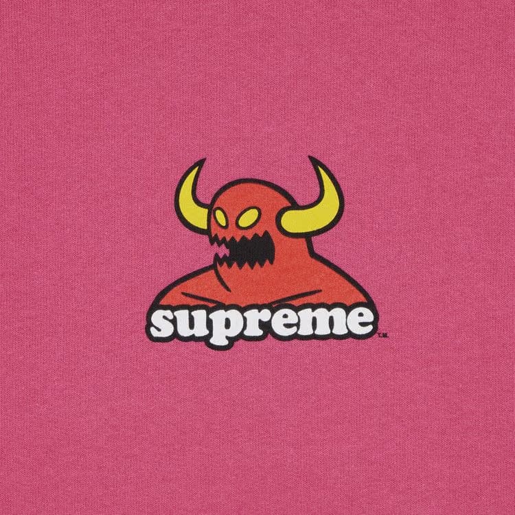 Supreme x Toy Machine Hoodie Magenta