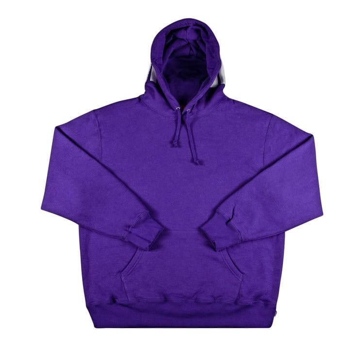 Supreme Rib Hoodie Purple