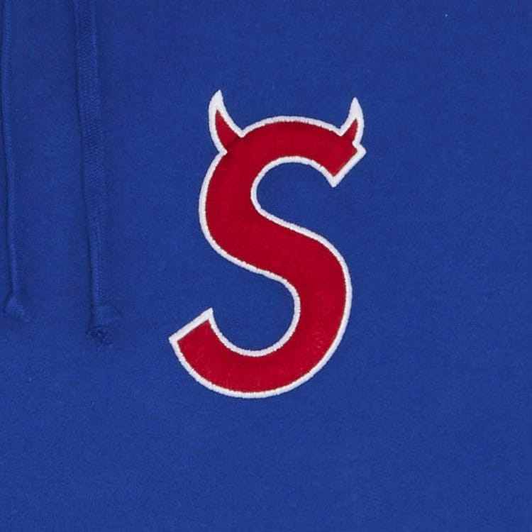 Supreme S Logo Hoodie Royal