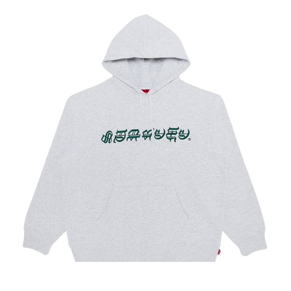Supreme Blackletter Hoodie Ash Grey