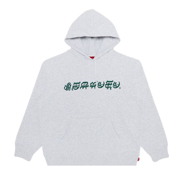 Supreme Blackletter Hoodie Ash Grey