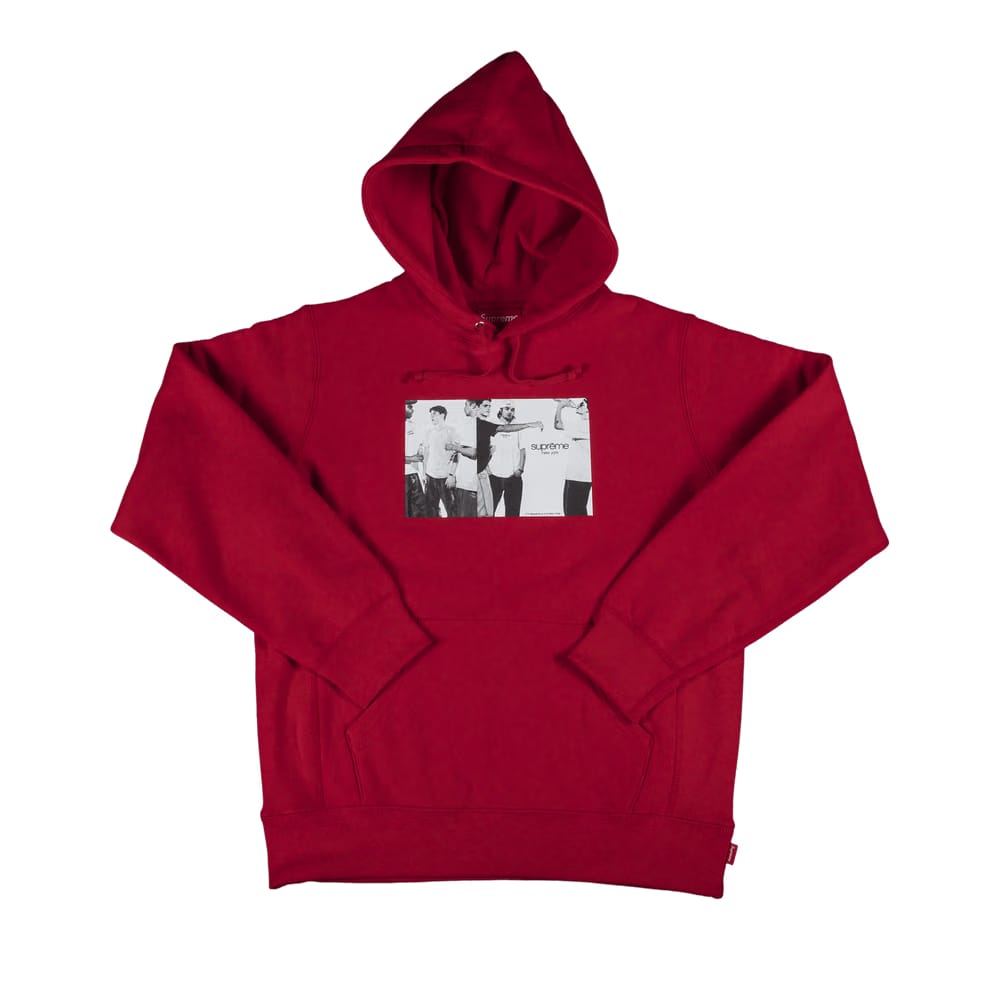 Supreme Classic Ad Hoodie Red