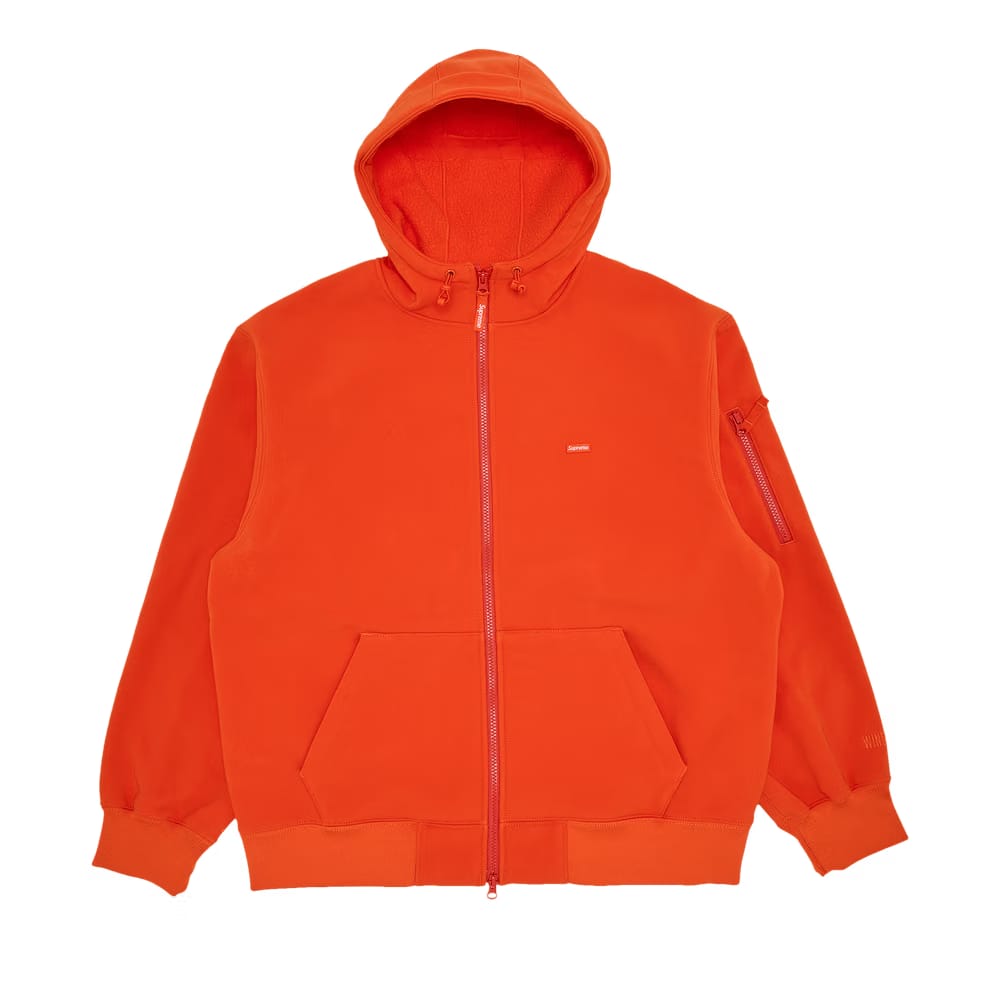Supreme WINDSTOPPER Zip Up Hoodie Orange