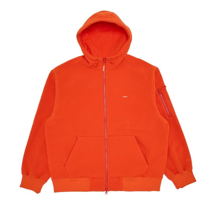 Supreme WINDSTOPPER Zip Up Hoodie Orange