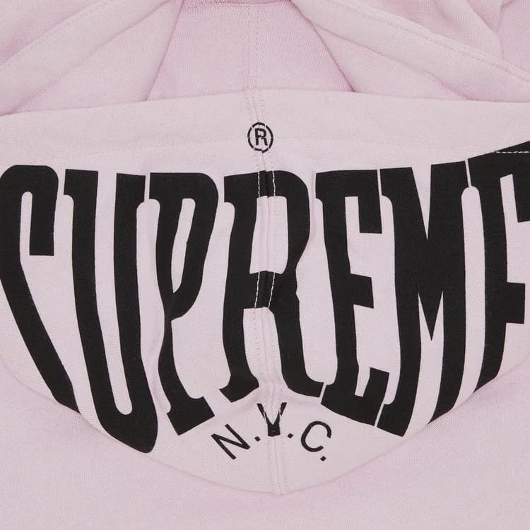 Supreme Warm Up Hoodie Light Pink