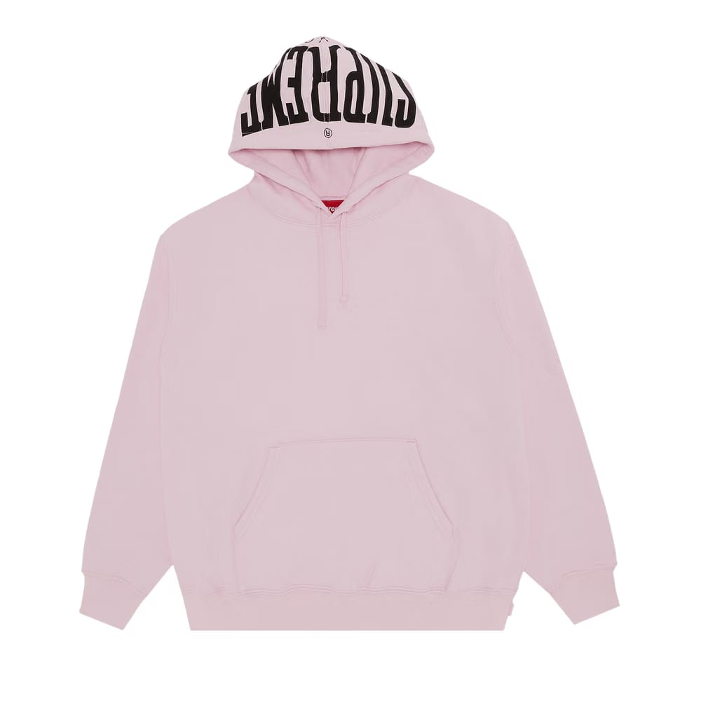 Supreme Warm Up Hoodie Light Pink