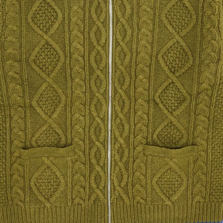 Supreme x Goodenough Zip Up Hooded Sweater Olive