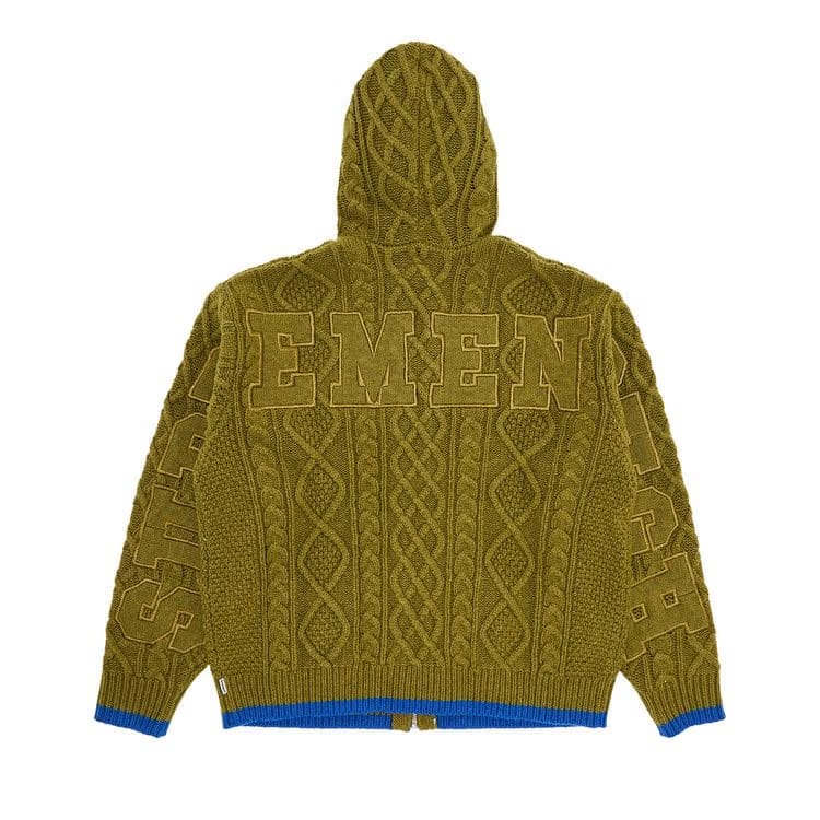 Supreme x Goodenough Zip Up Hooded Sweater Olive