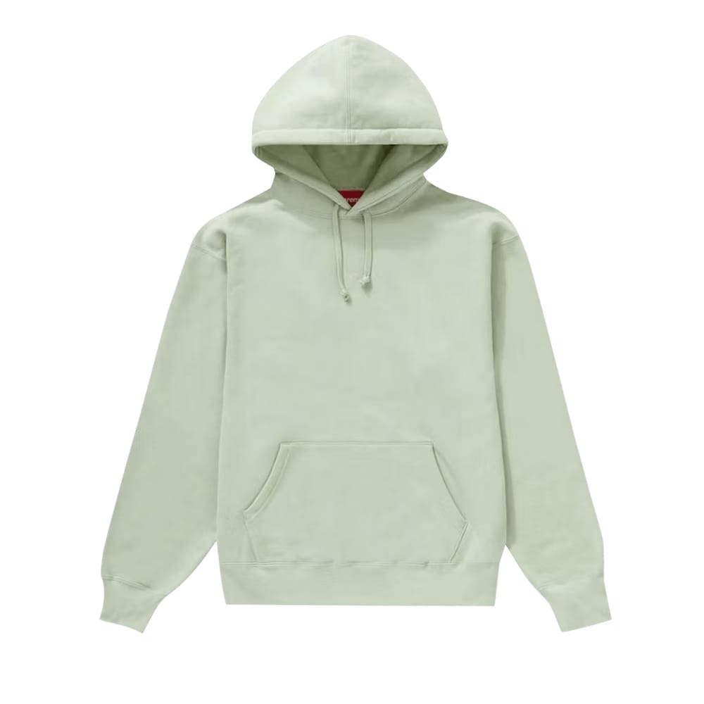 Supreme Satin Appliqué Hoodie Mint