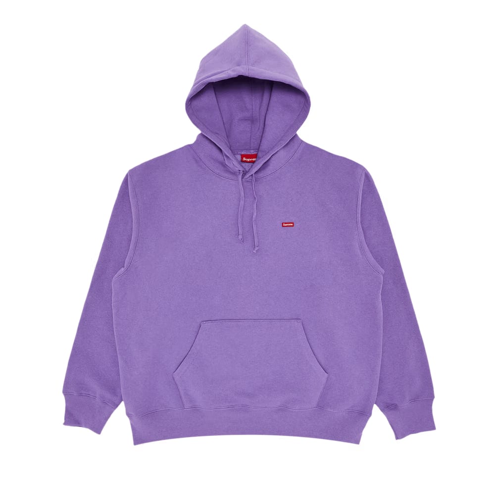 Supreme Small Box Hoodie Light Purple