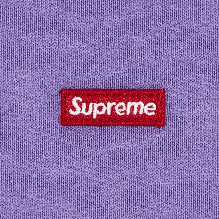 Supreme Small Box Hoodie Light Purple