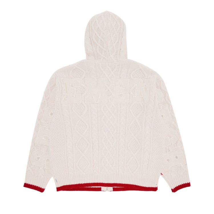 Supreme x Goodenough Zip Up Hooded Sweater Stone