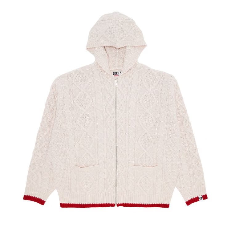 Supreme x Goodenough Zip Up Hooded Sweater Stone
