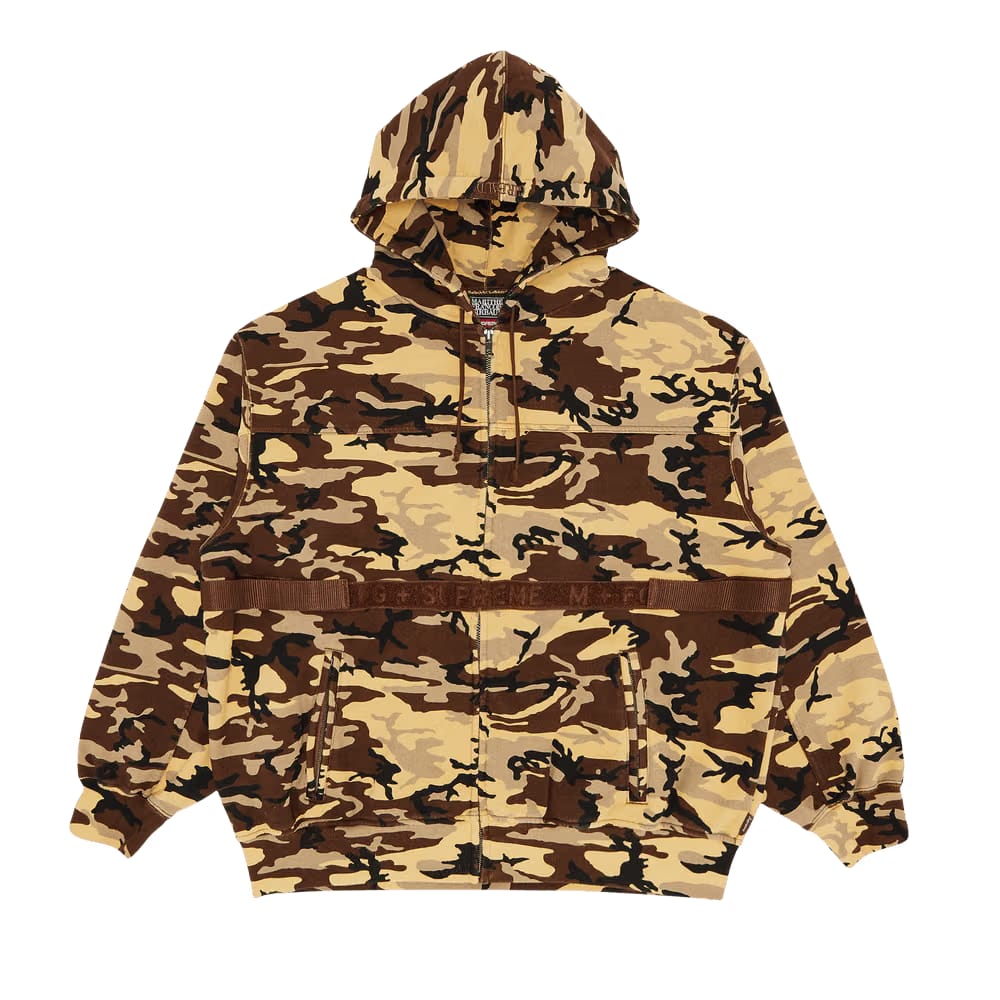 Supreme x Martithé + François Girbaud Zip Up Hoodie Camo