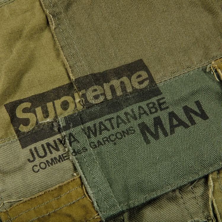 Supreme x Junya Watanabe x Comme des Garçons MAN Patchwork Cargo Pant Olive