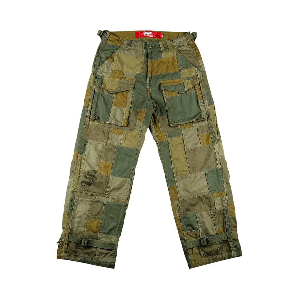 Supreme x Junya Watanabe x Comme des Garçons MAN Patchwork Cargo Pant Olive